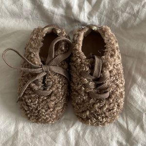 Baby cute terry fleece shoes